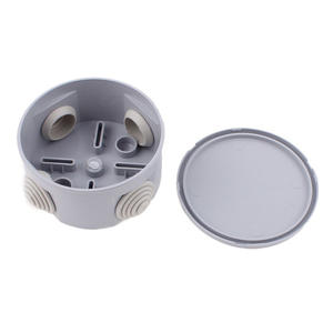 Scatola di derivazione rotonda IP44, dimensioni 65 x 30 mm, impermeabile; ideale per installazioni elettriche all'aperto. - Product Image 3