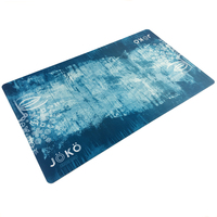 Grand tapis de souris écologique personnalisé imprimé, base en caoutchouc naturel, surface en tissu néoprène, tapis de bureau, tapis de souris 14 x 24 pour le jeu