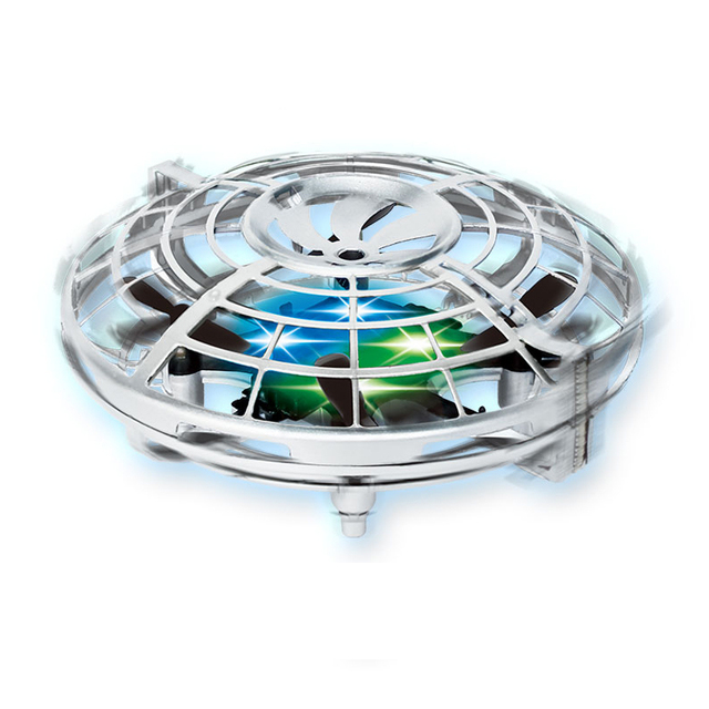 2021 New Radio Control Toys Drone Flying UFO Ball Infrared Altitude Hold Spin Color Pattern Display Flying Ball RC Drone Toys