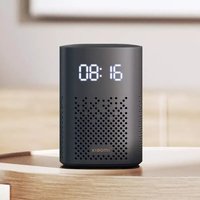Speaker Portabel Pintar Bluetooth Mi Xiao ai Speaker Play Edisi Ditingkatkan Dengan Tampilan Jam Digital LED Pemutar Musik Speaker