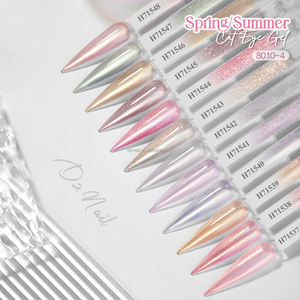 Vernis Gel Effet Œil de Chat Sans HEMA ni TPO, Collection Printemps-Été, Séchage UV/LED, Haute Brillance, Non Toxique, pour Nail Art - Product Image 1