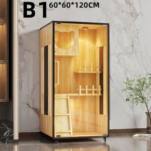 OUFA Personnalisé Moderne Intérieur Chien Chat Meubles Maison Transporteurs Faits à la Main Petit Animal Armoire Maisons Cages Pour Animaux De Compagnie - Product Image 1