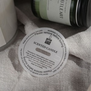 Tự làm bằng tay hương liệu nến mờ nến tròn <span class=keywords><strong>Sulphate</strong></span> giấy bụi bằng chứng Sticker cup Sticker - Product Image 4