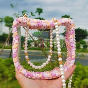 Fil à tricoter Fettuccini <span class=keywords><strong>Zpagetti</strong></span> 100g, DIY, panier en tricot, sac au crochet, matériaux de couture, tricot, crochet, fil de t-shirt multicolore - Product Image 6