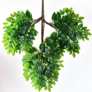 Hoja de <span class=keywords><strong>olmo</strong></span> Artificial para decoración del hogar, hojas artificiales de seda, QSLH-W131 - Product Image 2