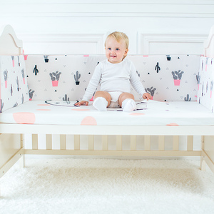 100% coton dessin animé modèle mousseline bébé literie tissu lit drap de lit en coton - Product Image 6