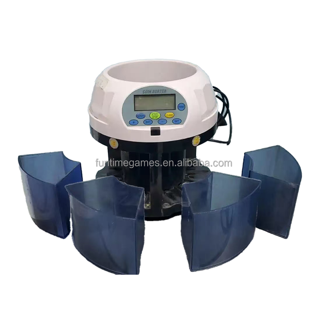 650 Coins Per Minute High Speed Coin Counter and Sorting Machine with LCD Display for Multi-Currency Financial Institutions
