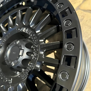 Mingyue <span class=keywords><strong>ขอบ</strong></span>ล้อรถโดยสารสำหรับรถ Jeep 4Runner Patrol Navara 6X139.7 6X114.3 17X9J ออฟโรดสีดำ4X4 - Product Image 3