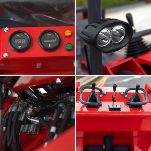 Mini-chargeuse compacte sur chenilles hydraulique avec siège, moteur CE EPA, pour travaux agricoles et aménagement paysager - Product Image 6