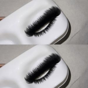 थोक थोक हैंडमेड 3 डी फ्लुफी मिंक पट्टी पट्टियों का अपना ब्रांड 25 मिमी फुल वॉल्यूम मोटी पलक बनाते हैं। - Product Image 1