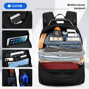 Gosr Men's <b>Backpack</b> 15 Inch <b>Laptop</b> Large Capacity Breathable Oxford Cloth Travel Business <b>Backpack</b> - Product Image 3