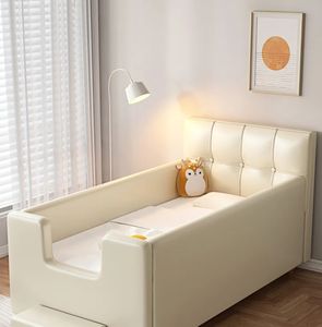 Design semplice letto per bambini con Guardrail piccoli e grandi letti personalizzabili per neonati e bambini per soggiorno e scuola - Product Image 5
