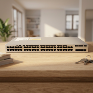 Commutateur d'entreprise de la série C9200L-48PXG-2Y-A C9200, 48 ports MGig PoE+, 2x25G SFP28 Uplinks, Commutateur Network Advantage - Product Image 1