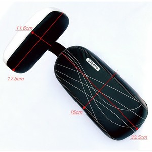 Bicycle Saddle <b>Backrest</b> 33.5cm x 16cm Comfortable Foam Seat Pad for Mountain Bike Adult Unisex Black - Product Image 1