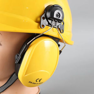 Casque de sécurité avec protection auditive personnalisée réutilisable <span class=keywords><strong>anti</strong></span>-<span class=keywords><strong>bruit</strong></span>, protection acoustique, protège-oreilles montés sur casque, casque de sécurité avec protection auditive - Product Image 4