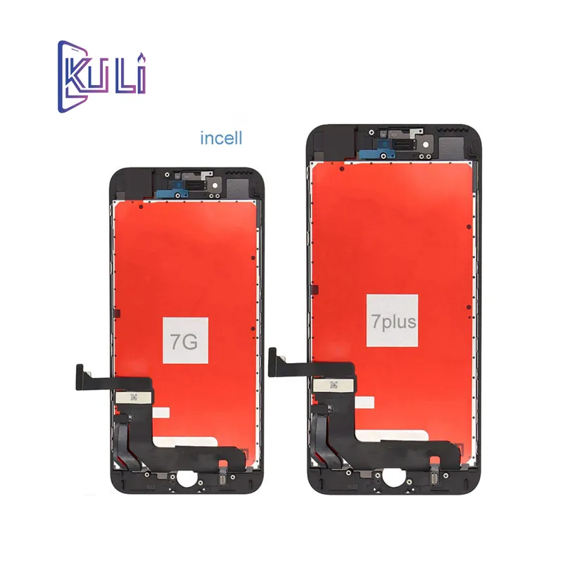 KULI OLED एक + उच्च-गुणवत्ता iPhone के लिए मोबाइल फोन एलसीडी स्क्रीन है 7G 7P फैक्टरी थोक कीमत लागू करने के लिए 7G