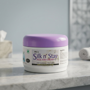 Gel à l'extrait d'aloe vera Silk n Stay (culture sauvage 25g) pour tous types de peau, pot - Product Image 2