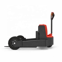 Chariot à palettes électrique tout-terrain de 1,5 tonne avec gros pneus pneumatiques pour terrains accidentés en extérieur