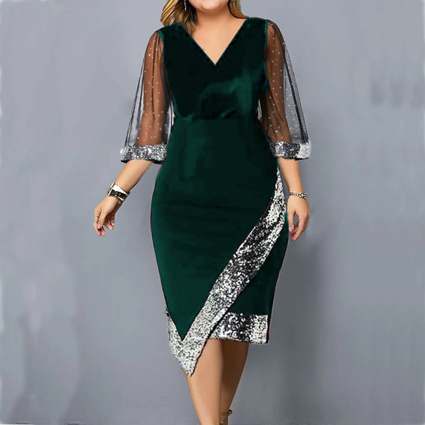 michael kors green maxi dress Veronica Velvet Maxi Dress main image 1