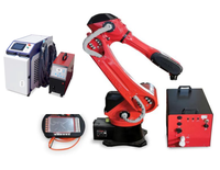 Robot de Soldadura MIG/TIG de 6 Ejes CNC Group con Control PLC, Potencia de 3kW, Voltaje de 220V/380V, Sistema de Soldadura Automática de Shandong