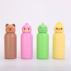 Cute Cartoon Animal Stainless Steel Water <b>Bottle</b> 350ml/500ml Vacuum Insulated <b>Thermos</b> For Children Travel - Product Image 4