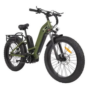 Bicicleta eléctrica de largo alcance, neumáticos anchos de 1000w, 17,5ah 14ah plus, almacén de EE. UU., envío gratis