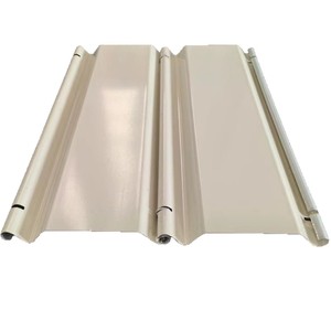 <span class=keywords><strong>Porte</strong></span> à enroulement en acier coloré, résistante au vent, antivol, galvanisée, insonorisée, pour usine et entrepôt - Product Image 1