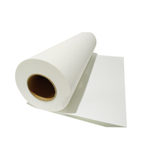 Rouleaux de papier à sublimation, tailles personnalisées 50 pièces, 35g 40g 70g 80g 90g 100g, impression numérique, papier à transfert thermique blanc, jet d'encre