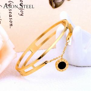 Joyería de Moda, Nueva Pulsera de Acero Inoxidable Negra, Pulseras y Brazaletes de Lujo, Pulsera de la Suerte para Mujer - Product Image 5