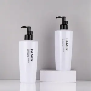 Kosmetik paket Ovale Form anpassen Farbe 260ml Behälter Drucken Körperpflege Hautpflege Shampoo flasche