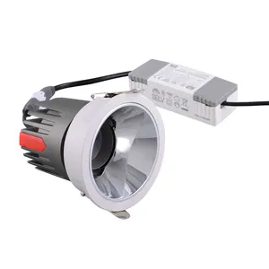 Neues AC220-240V 10 W/12 W 3000 K/4000 K/6000 K 10 W 12 W Dreifarbiges Led-Downlight Innenbereich Decke einfache Installation LED-Wandwaschlicht