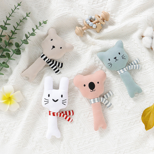 Ensemble de hochets pour bébé 100% coton bio jouets sensoriels <span class=keywords><strong>lumineux</strong></span> pour nouveau-né jouets de dentition pour bébé - Product Image 4