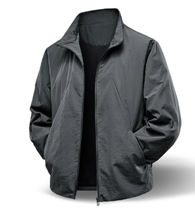 Chaqueta de Trabajo Estilo Americano para Hombre, Chaqueta Ligera de Primavera y Otoño, Venta al por Mayor, Logotipo Personalizable, Ropa Masculina - Product Image 4