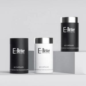 E-betterマットブラックホワイト150CC 150MLミニカプセル200mlペット用サプリメント瓶,<span class=keywords><strong>60</strong></span>個ビタミン - Product Image 1