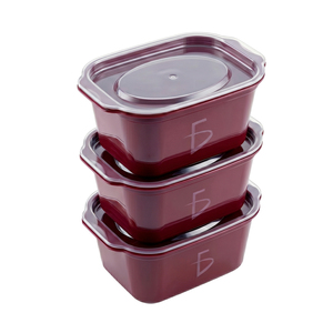 Ele-Gate Food <b>Storage</b> <b>Containers</b> 350ml Microwave Safe Set of 3 - Product Image 1