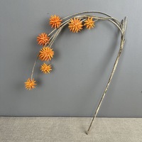 Nouvelle Conception Fleur Artificielle en EVA Effet Réel Pivoine Fruit de Corail pour Décoration Maison Mariage Table