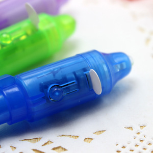 Bolígrafo para lámpara LED UV con <span class=keywords><strong>tinta</strong></span> <span class=keywords><strong>Invisible</strong></span> Fluorescente Verificación de dinero Magic Toy Pen Logo Animal Style 1,0mm Cuerpo de plástico - Product Image 5