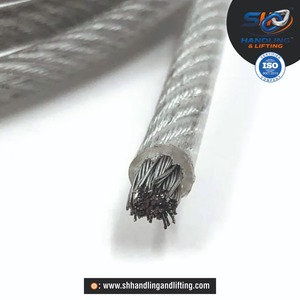 สายเคเบิลเหล็กแกนเหล็กชุบสังกะสี UN 6x19 ความต้านทานแรงดึงสูง สำหรับเครน รอก วินซ์ อุปกรณ์ก่อสร้าง เชือกฮาร์ดแวร์ - Product Image 5