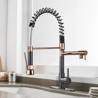 Robinet mélangeur eau chaude et froide pour évier de cuisine, Robinet de cuisine moderne extractible, Robinet extractible de forme classique