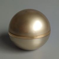 15g 30g 50g forme ovale noir blanc rose or emballage de soins de la peau pot de crème cosmétique acrylique à double paroi