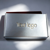 Boîte Cadeau Dorée Pliable en Carton Ondulé avec Papier Texturé Emballage Rigide Magnétique de Luxe pour Bijoux et Cosmétiques