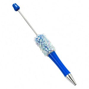 DIY Rhinestone Bead <b>Pen</b> Handmade Stick-On Rhinestone Ballpoint <b>Pen</b> Creative Cute Girly Plastic <b>Pen</b> Wholesale - Product Image 2