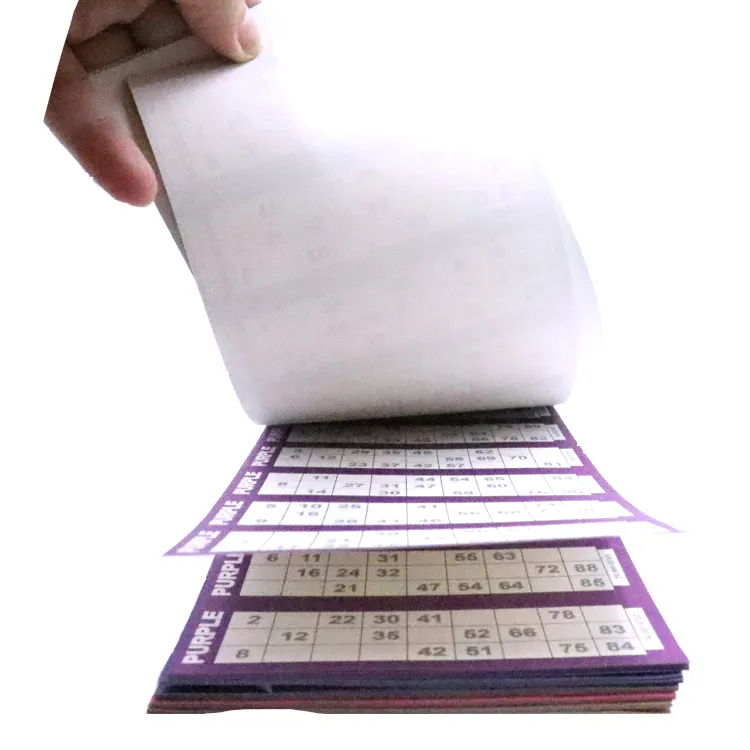 Manufacture custom bingo cards paper sheets bingo game book reusable Printable Numbers Bingo Cards