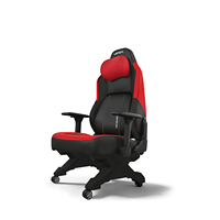 Ensemble de chaise et canapé de gaming ergonomique avec fauteuil inclinable style course, support lombaire, accoudoirs réglables et repose-pieds confortable