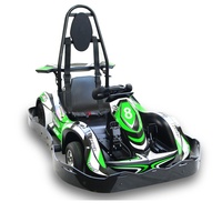 Go-Kart Eléctrico Profesional de 4 Tiempos para Niños y Adultos - Motor de 1500W, 3 Velocidades, Uso en Interiores y Exteriores