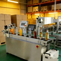 Machine de codage laser en ligne pour les bocaux en verre et en métal |   Code QR, Vérification et Association des données entre bouteille et palette