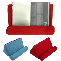 JYM réglable livre genou support de téléphone multifonctionnel tablette oreiller avec fonction de mémoire pratique oreiller en peluche pour la lecture