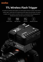Transmisor de Flash Inalámbrico Godox X2T 2.4G TTL 1/8000s HSS para Cámaras DSLR Canon y Nikon, Compatible con AD200 V1 V860II TT685
