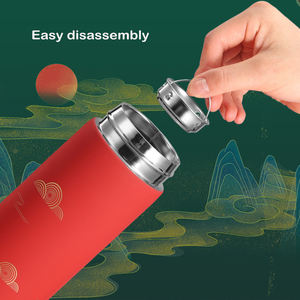 กระติกน้ำสูญญากาศเก็บความเย็นขนาด500มล. ความจุสองชั้นของ skirton กำหนดเองได้ - Product Image 4