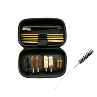 2024 nouveauté Kit de nettoyage de pistolet à poudre noire avec pochettes en nylon et jags en laiton pour le tir